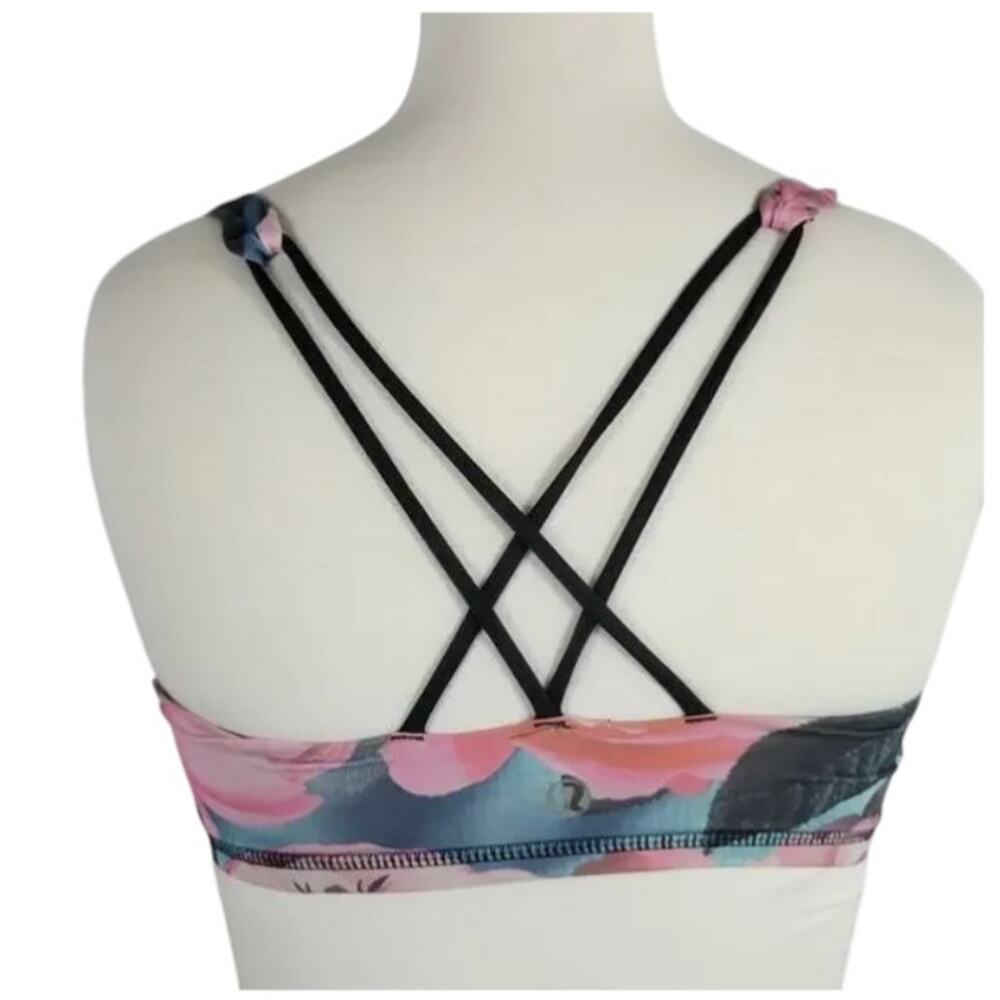 Lululemon Free to Be Bra Secret Garden Floral Print Size 4 - Picture 3 of 6